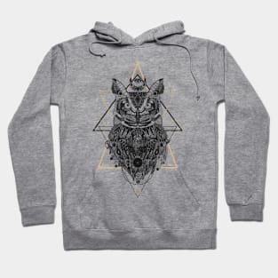 Owl in aztec style Hoodie